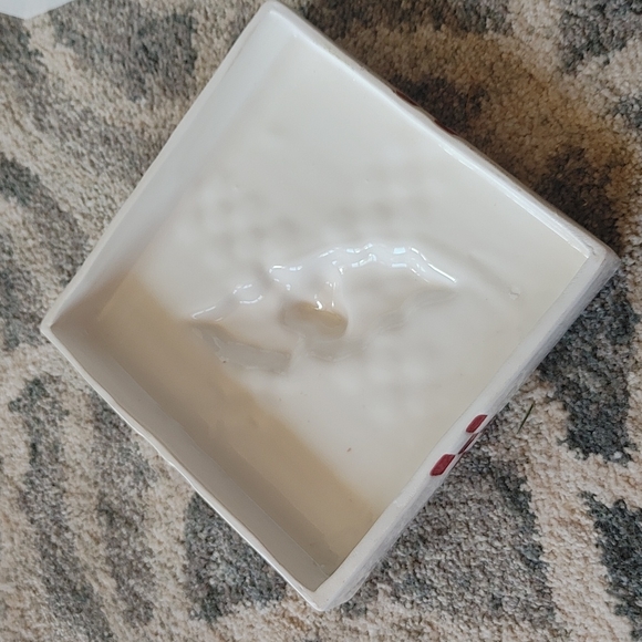 Handcrafted for Bath & Bodyworks Holiday Edition 1997 Ceramic Package Cookie Jar - Picture 6 of 11